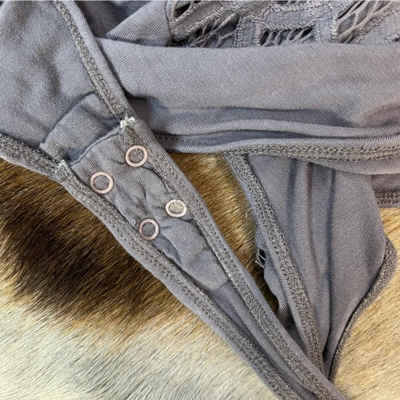 Free People One Adella Bodysuit Slate - Picture 5 of 7